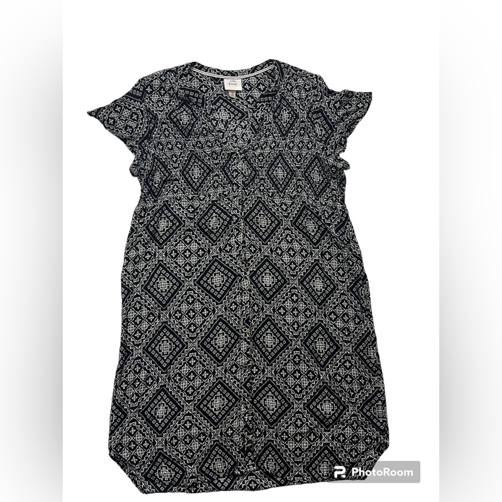 Knox Rose Dress geometrical pattern dress size Medium